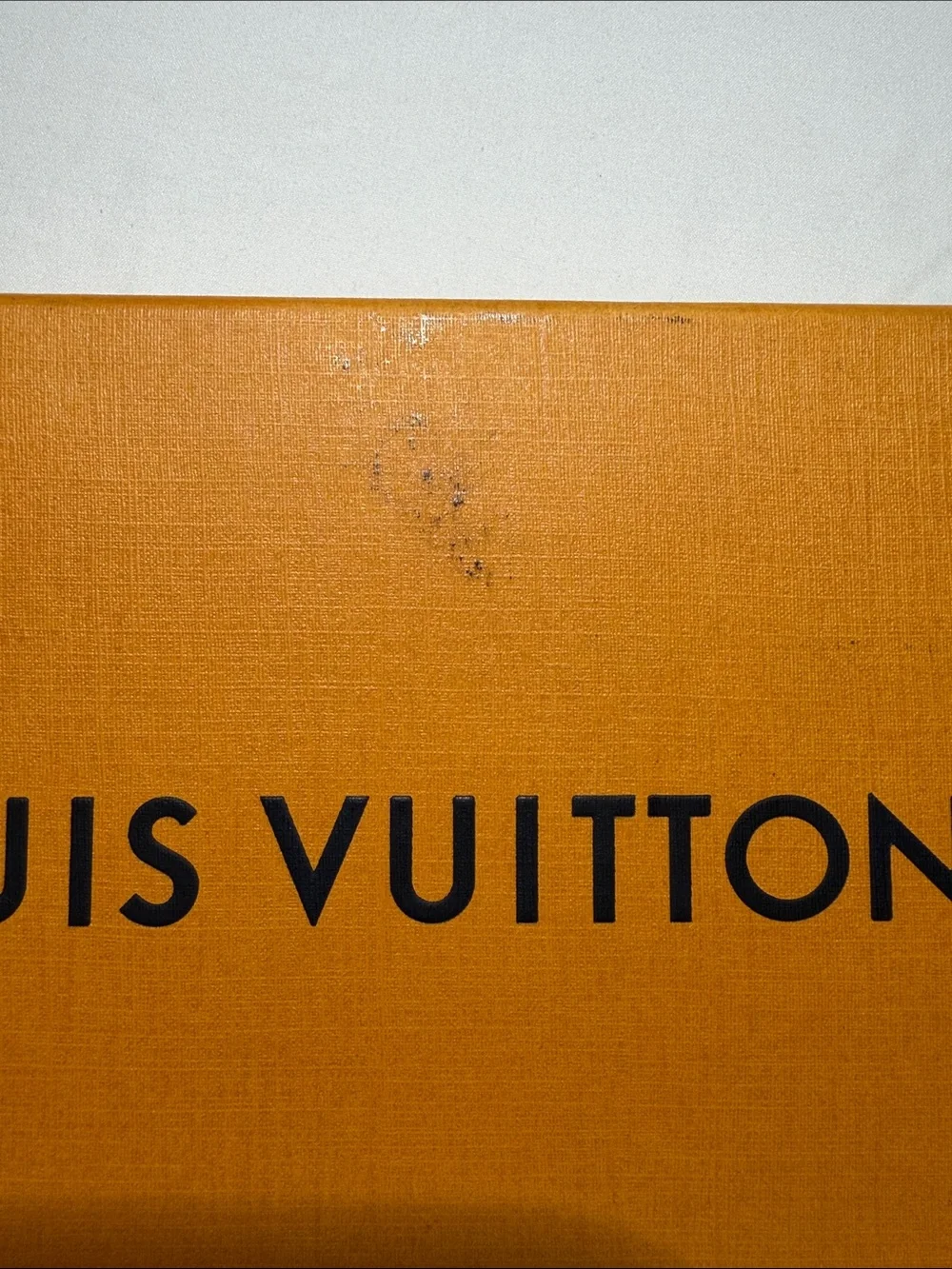 Louis Vuitton Gift or Storage Box with Blue Pull Tab